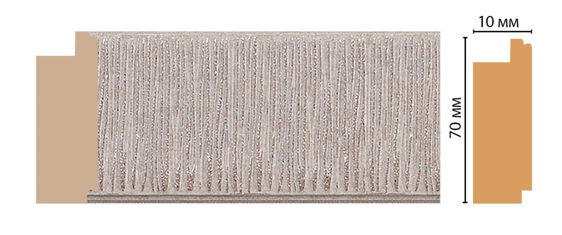 Молдинг DECOMASTER 108-19 (70*10*2400мм)